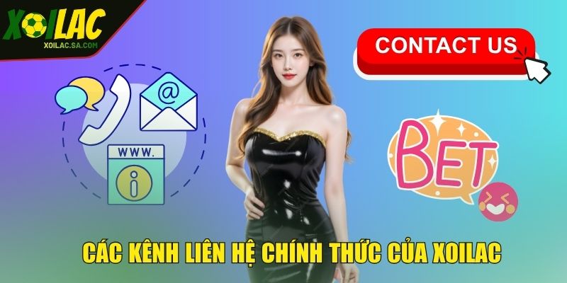 Các kênh liên hệ chính thức của XOILAC